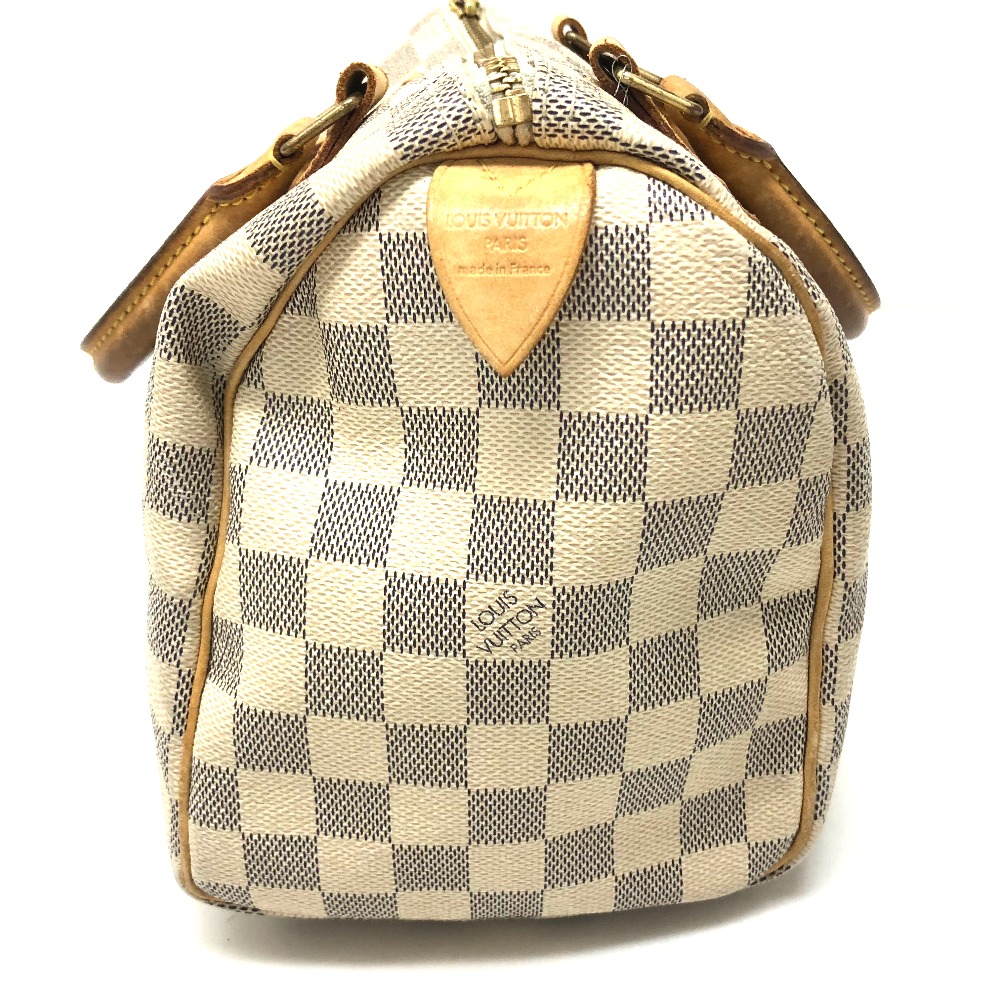 BRANDSHOP REFERENCE: AUTHENTIC LOUIS VUITTON Damier Azur Speedy 25 Hand Bag Mini Duffle Bag ...