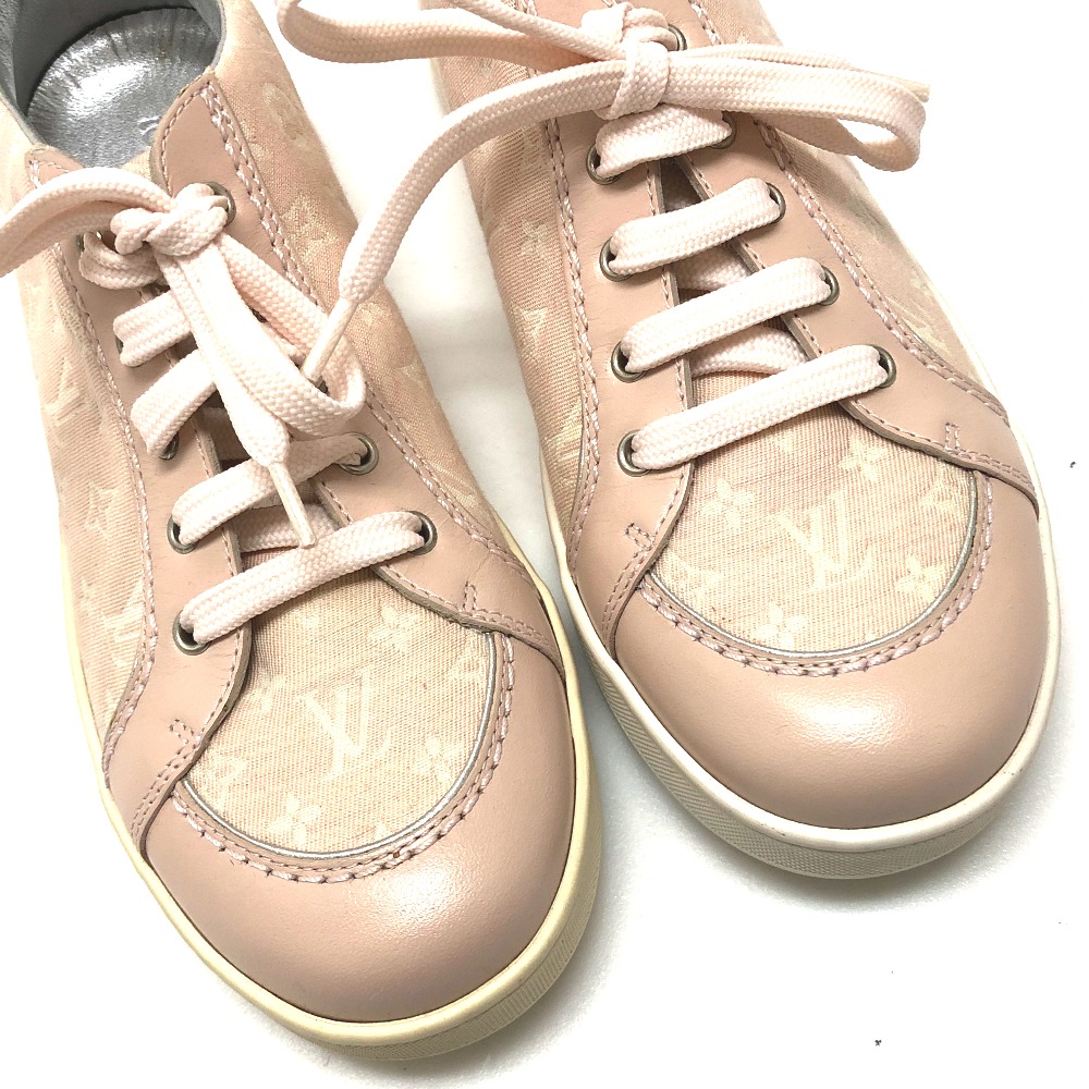 BRANDSHOP REFERENCE: LOUIS VUITTON Louis Vuitton shoelace sneakers monogram mini-orchid sneakers ...