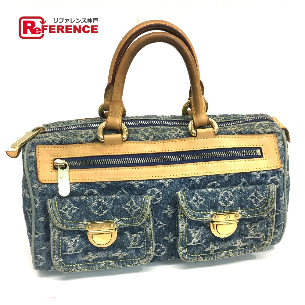 BRANDSHOP REFERENCE: AUTHENTIC LOUIS VUITTON MonogramDenim Neo Speedy Mini Duffle Bag Hand Bag ...