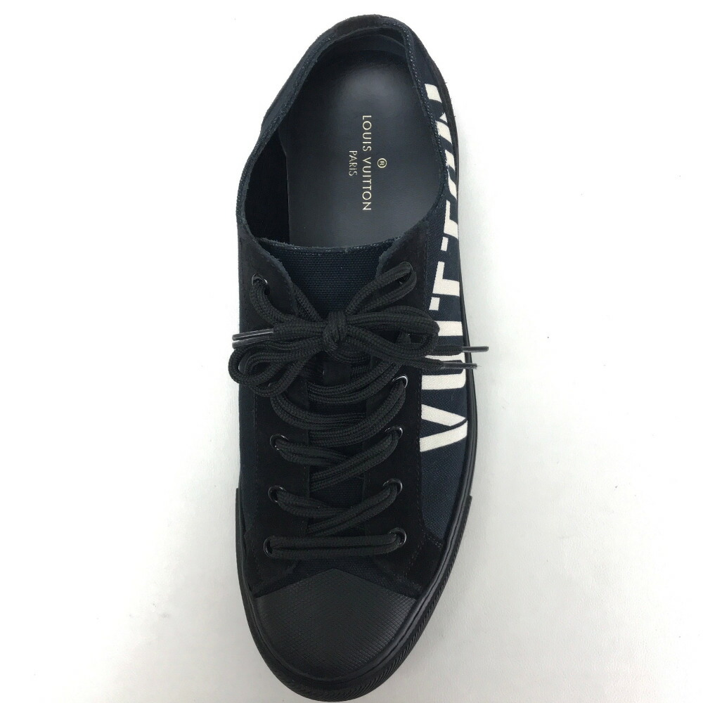 BRANDSHOP REFERENCE: LOUIS VUITTON Louis Vuitton shoes logo tattoo line sneakers canvas / suede ...