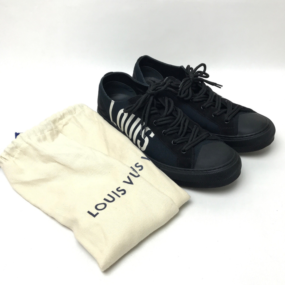 BRANDSHOP REFERENCE: LOUIS VUITTON Louis Vuitton shoes logo tattoo line sneakers canvas / suede ...