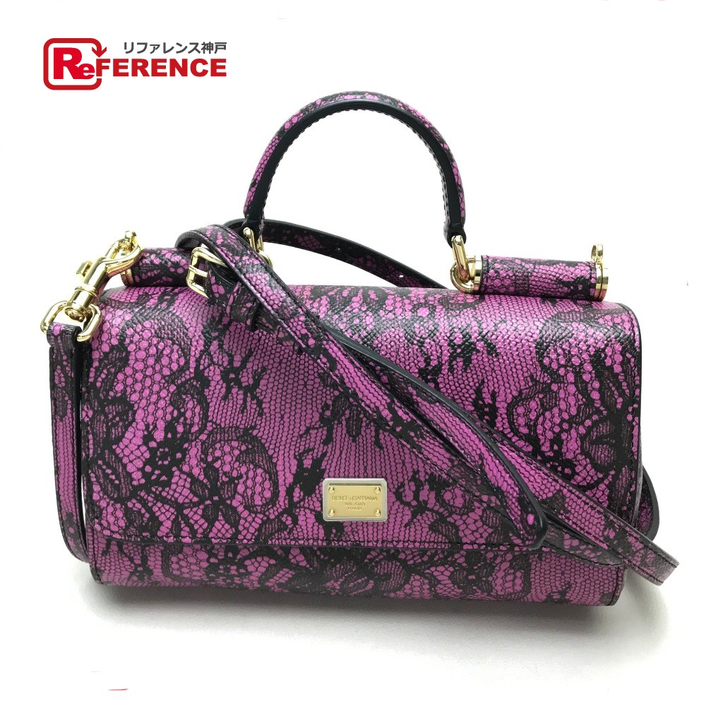 Dolce&Gabbana ミニクロスボディバッグ パープル FW24/25 Dolce&Gabbana ミニクロスボディバッグ パープル FW24/25 (Dolce