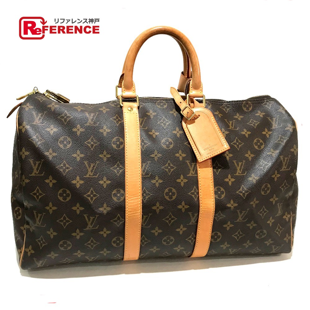 Authentic Louis Vuitton Monogram Keepall 45 Men S Women For Travel Duffle Bag Monogramcanvas M41428