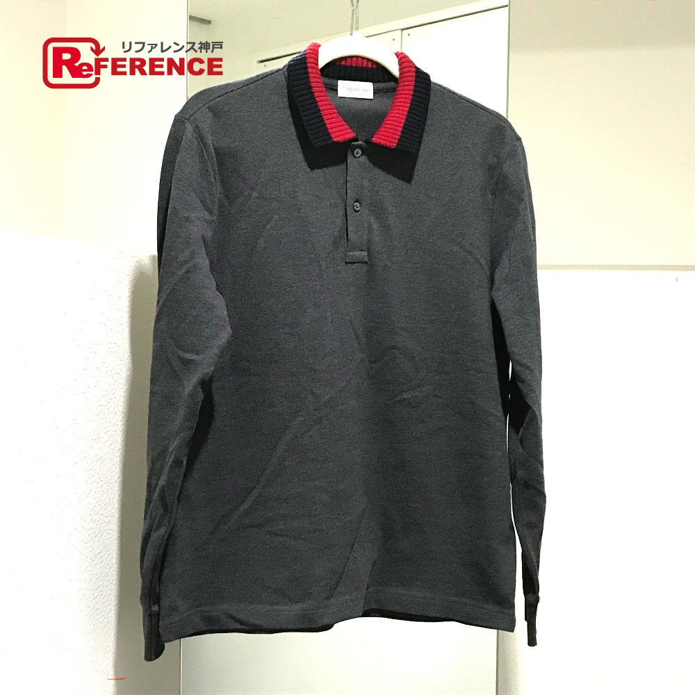 long sleeve gray polo