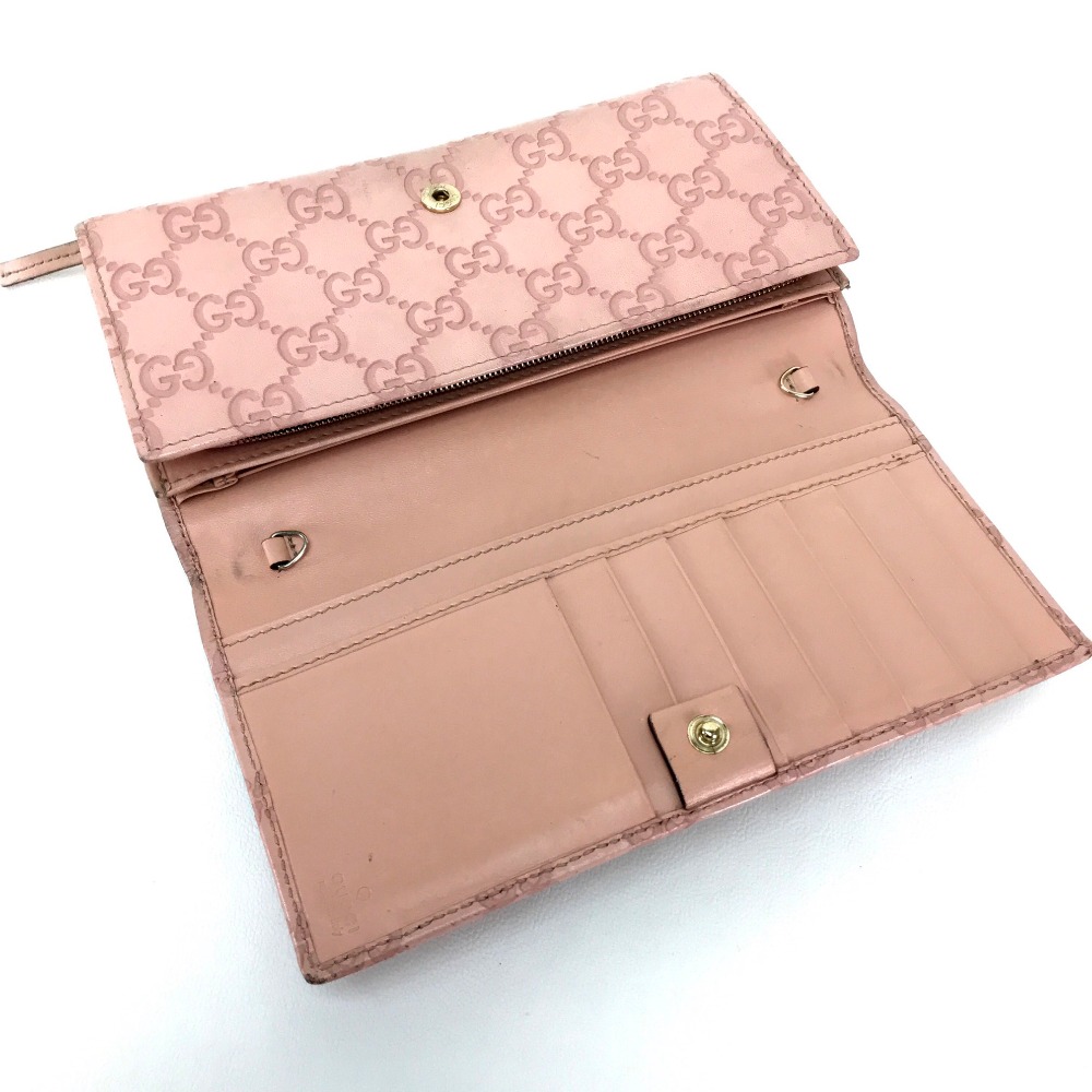 gucci pink card wallet