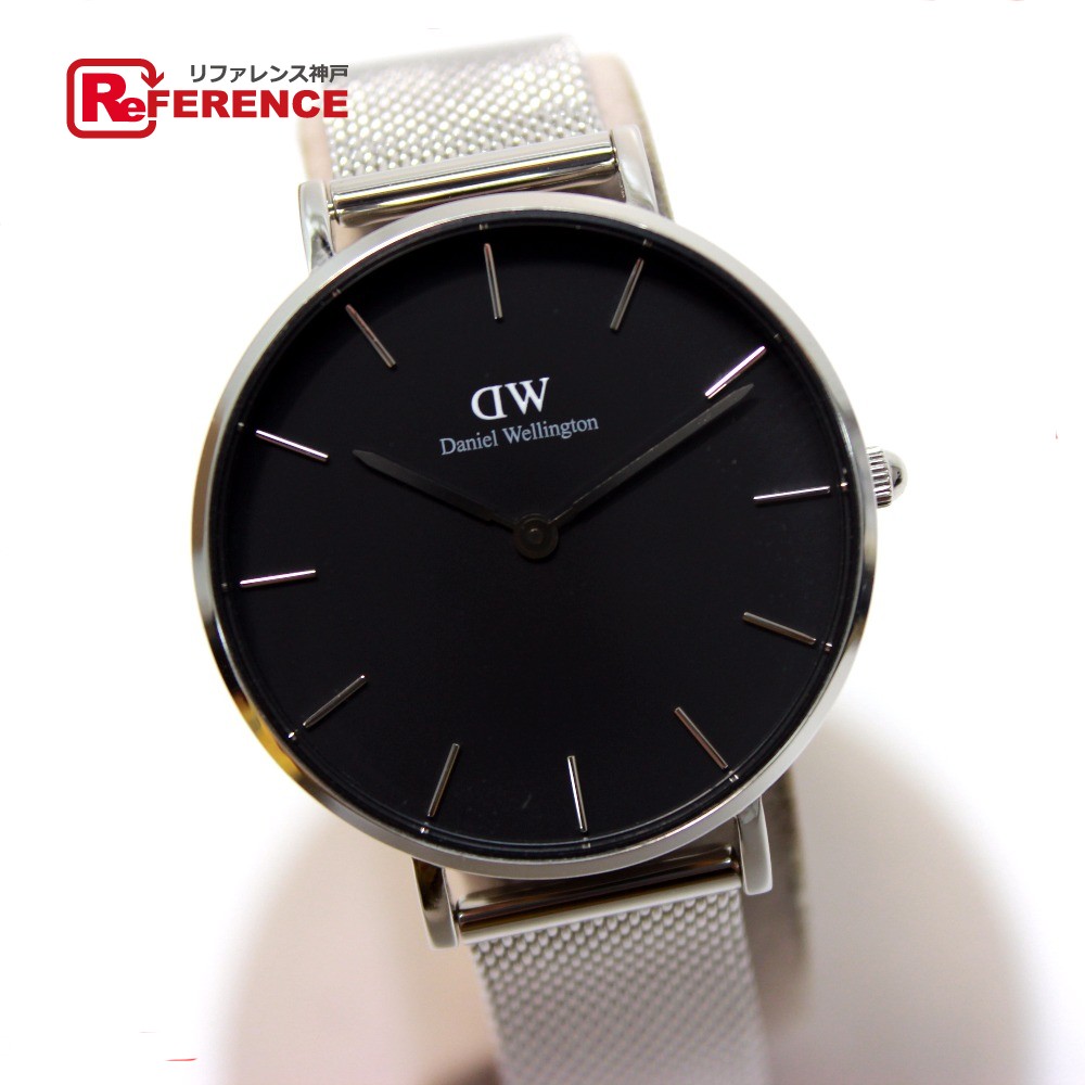 Dw00100162 Mesh Music Pettit Watch Daniel Silver Sterling Classical Wellington Black Lady's f6b7vIYgmy