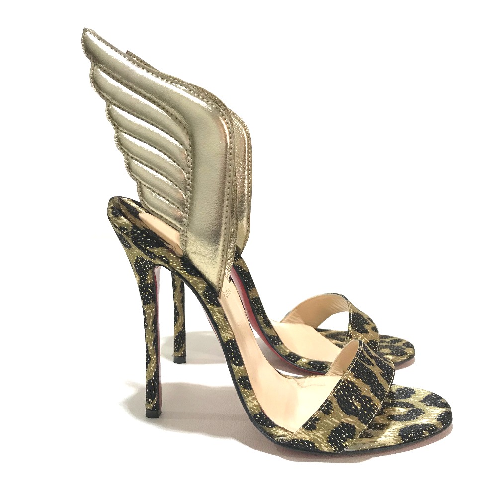 AUTHENTIC Christian Louboutin apparel Samotores leopard pony look High heels pumps GoldBased x BrownBased Leather 3160397 8 AUTHENTIC Christian Louboutin apparel Samotores leopard pony look High heels pumps GoldBased x BrownBased Leather 3160397 8