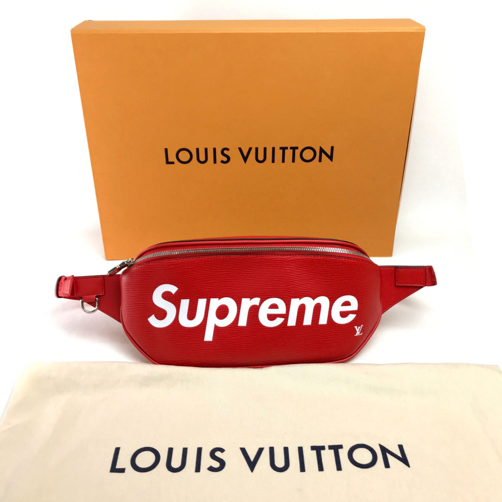 BRANDSHOP REFERENCE: AUTHENTIC LOUIS VUITTON Supreme supreme Epi Bum bag Waist pouch Belt bag ...