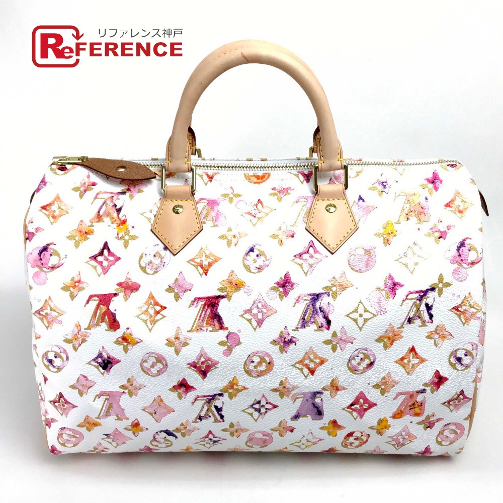 Louis Vuitton M95752 Mini Boston Bag Sdy 35 Monogram Watercolor Painting Handbag Canvas Bronn Uni Louis Vuitton M95752 Mini Boston Bag Sdy 35 Monogram Watercolor Painting Handbag Canvas Bronn Uni