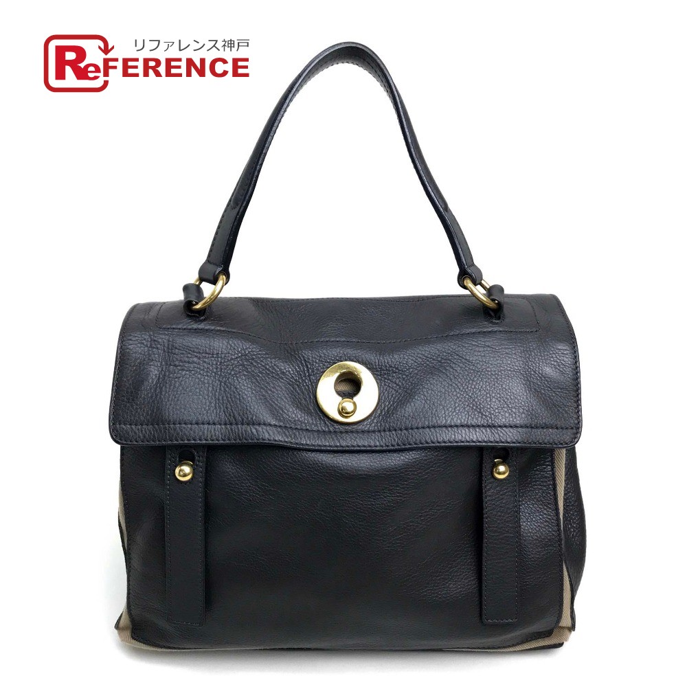 楽天市場】イヴ サン ローラン YVES SAINT LAURENT ハンドバッグ 紺