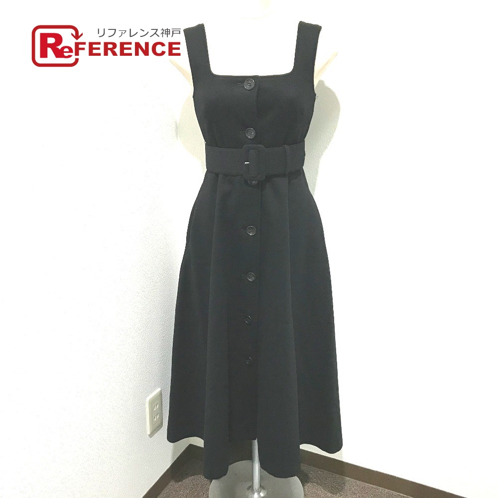 Jillstuart 中古良品 黒 ワンピ アパレル あす楽対応 中古 レディース ナイロン ドレス 送料無料 092 中古 レディースファッション ジルスチュアート Jillstuart ジルスチュアート タグ有 ベルト付 紗栄子 サエコ Sweet コラボ ラリサ ドレス
