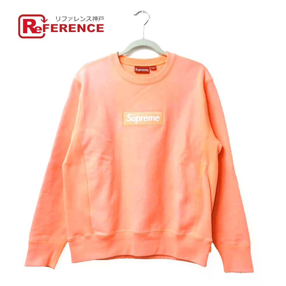 人気定番 その他 Supreme 中古 蛍光ピンク ピンク メンズ スウェット Sweatshirt Crewneck Logo Box スウェット ボックスロゴ シュプリーム Dgb Gov Bf