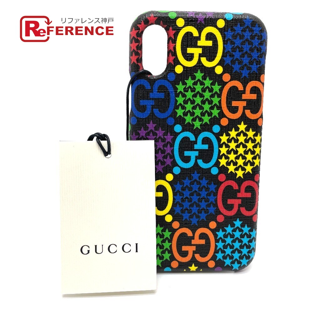 楽天市場 Gucci グッチ Ggサイケデリック Iphonex Xs スマホカバー Iphoneケース Pvc ユニセックス マルチカラー 未使用 中古 ブランドショップ リファレンス