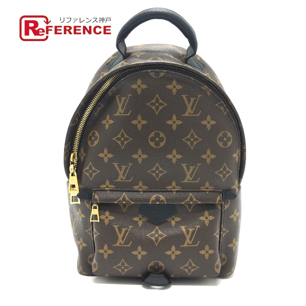 Louis バッグ M バックパックpm ルイヴィトン M モノグラムキャンバス パームスプリングス リュック デイパック Vuitton モノグラム モノグラム ユニセックス ブラウン 中古 ブランドショップ リファレンス 中古 美品 茶 可愛い オシャレ 定番 Lv