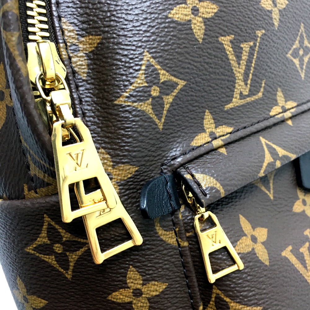 Louis バッグ M バックパックpm ルイヴィトン M モノグラムキャンバス パームスプリングス リュック デイパック Vuitton モノグラム モノグラム ユニセックス ブラウン 中古 ブランドショップ リファレンス 中古 美品 茶 可愛い オシャレ 定番 Lv