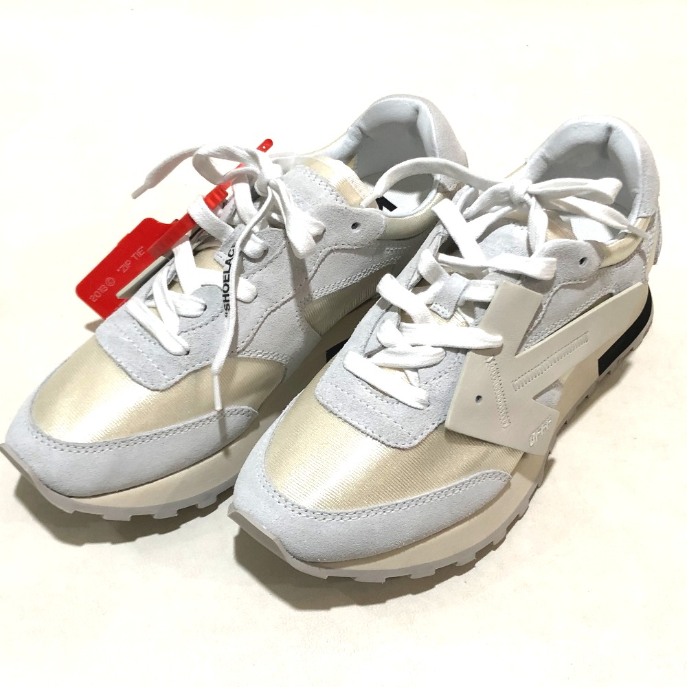 Off White オフホワイト 靴 シューズ Hg Runner レディース スニーカー レディース ホワイト ホワイト 未使用 中古 Visastart Com
