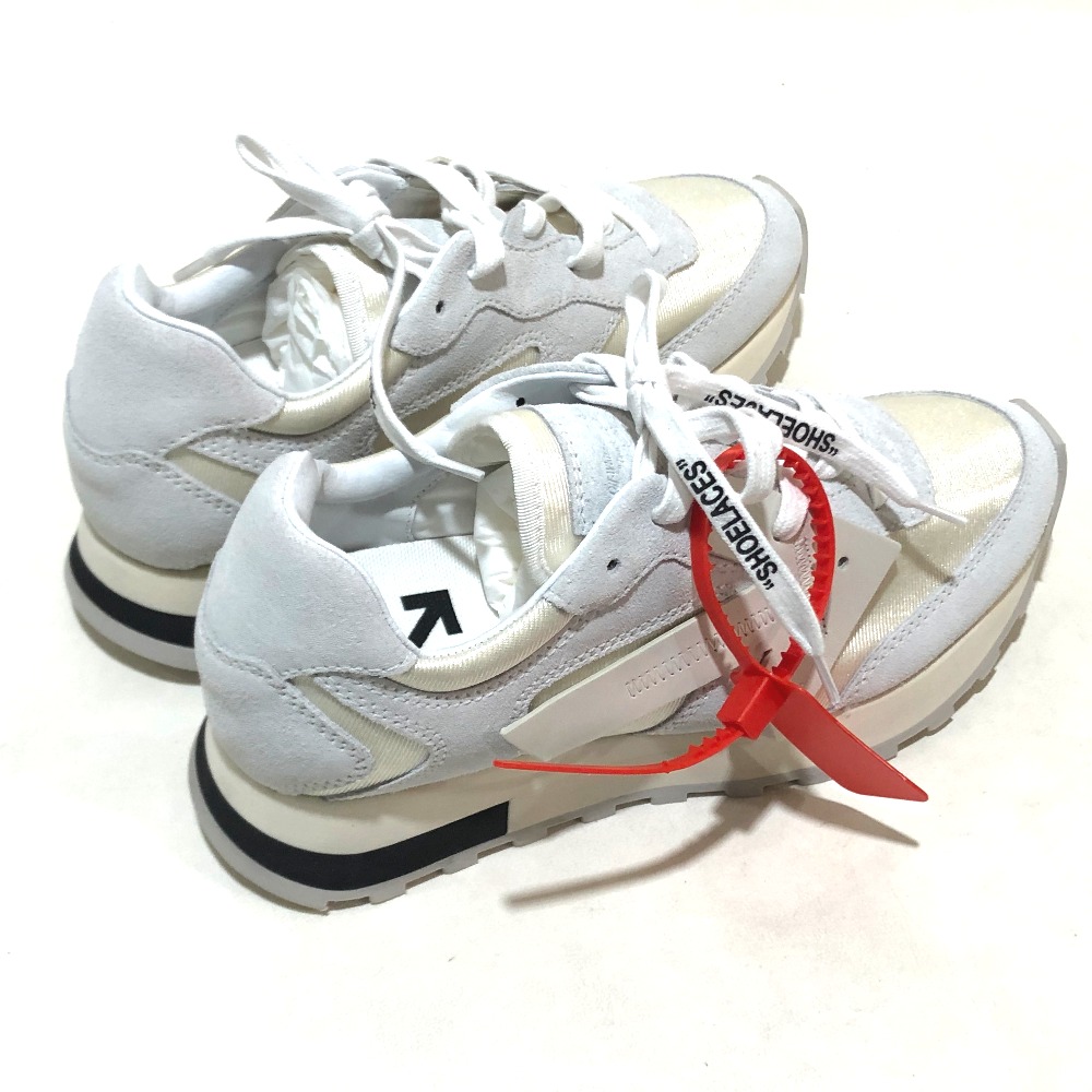 Off White オフホワイト 靴 シューズ Hg Runner レディース スニーカー レディース ホワイト ホワイト 未使用 中古 Visastart Com