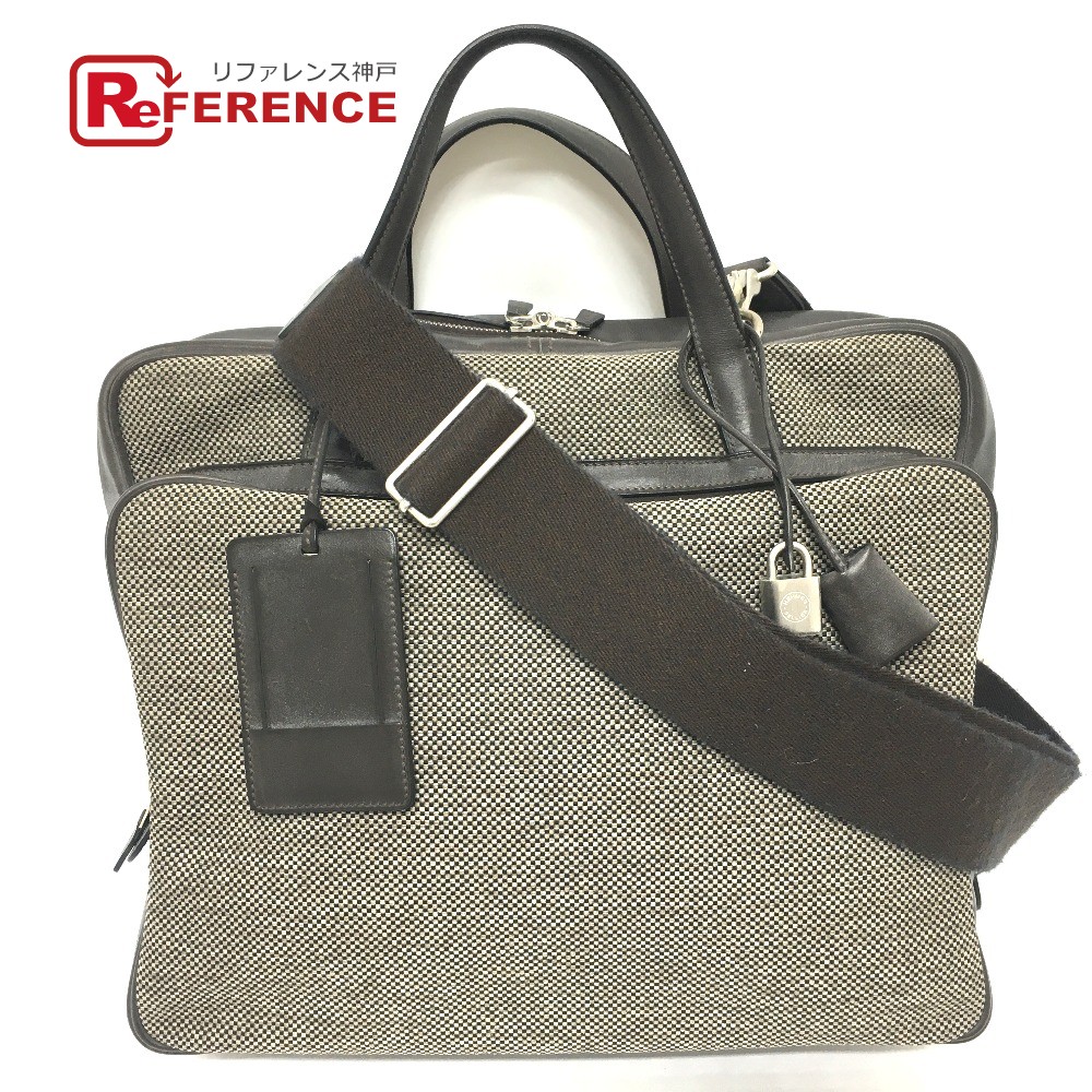 カレーシュエクスプレス ビジネスバッグ 旅行バッグ エルメス 2way ビジネスバッグ Hermes ブラウン系 ブランドショップ ハンドバッグトワルアッシュテクニック ヴォーヴァレニア メンズバッグ バッグ リファレンス ヴォーヴァレニア メンズ 中古 中古 茶系
