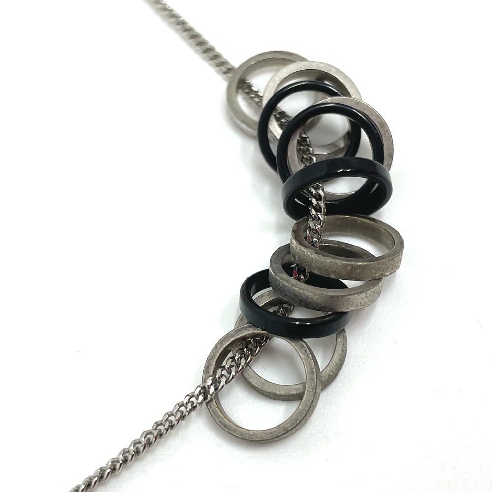 Dior Homme ディオール オム 11連 リングネックレス メンズ アクセサリー ネックレス メンズ シルバー 中古 Altamisa Mx