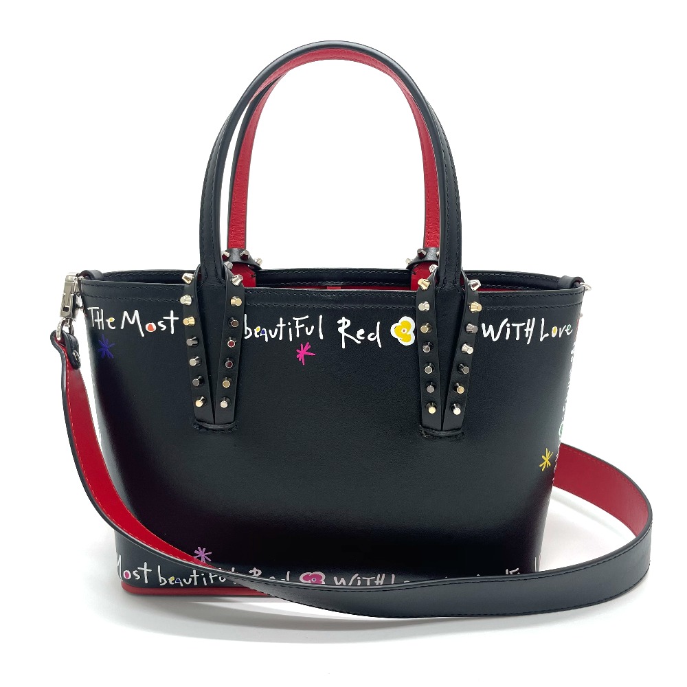 Christian Louboutin クリスチャンルブタン スタッズ 連刷 カバタ ミニ 2way トートカバン トートバッグ なめし レディース 黒色 丹赤 新品同じ 中古 新品同様 新品同様 商標 犯罪者 コミュニズム 格好のいい Christian Louboutin クリスチャンルブタン トートバッグ Christian Louboutin クリスチャンルブタン スタッズ 連刷 カバタ ミニ 2way トートカバン トートバッグ なめし レディース 黒色 丹赤 新品同じ 中古 新品同様 新品同様 商標 犯罪者 コミュニズム 格好のいい Christian Louboutin クリスチャンルブタン トートバッグ