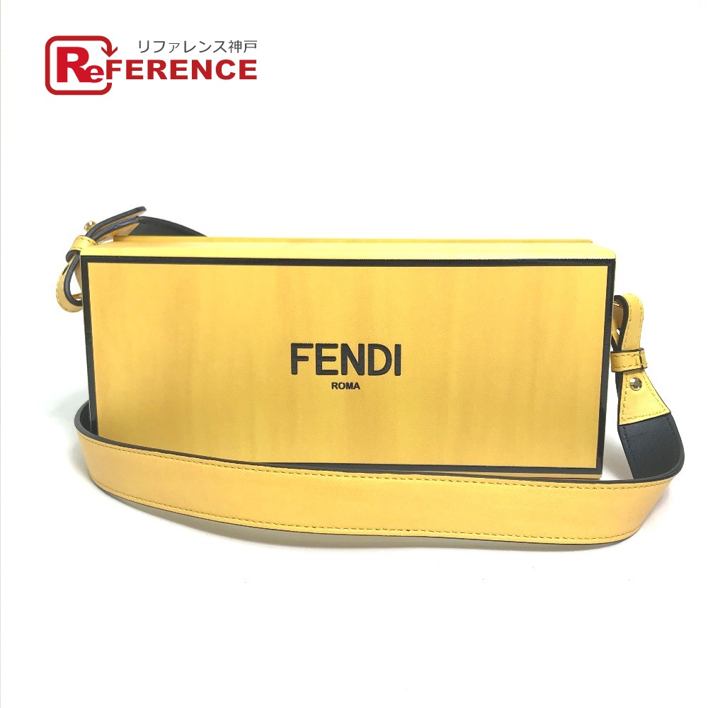 種類豊富な品揃え FENDI フェンディ 7VA520 ロゴ BOX型 横長 2020AW