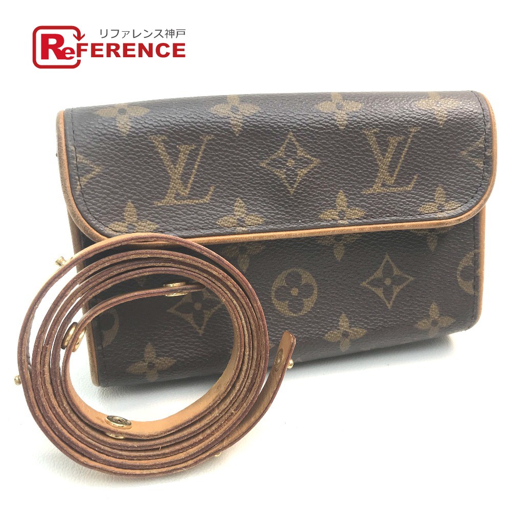 LOUIS VUITTON ルイヴィトン M51855 モノグラム ポシェット フロランティーヌ カバン ウエストバッグ ウエストバッグ モノグラムキャンバス レディース ブラウン ブラウン 【中古】｜ブランドショップ　リファレンス