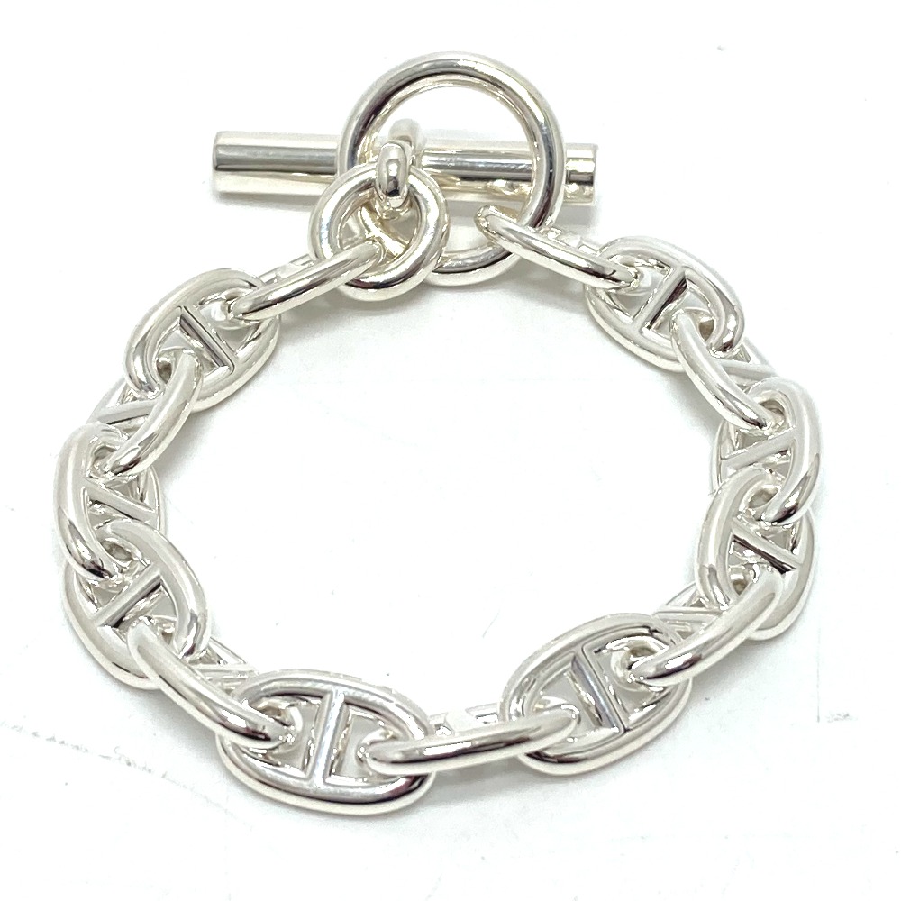 Hermes エルメス シェーヌダンクルmm 15一駒 付属物 流行り物小物 腕輪 Sv925 ユニ交合 シルバー 未引き当てる 中古 Kagayai ブレスレット Parturier Avocats Fr