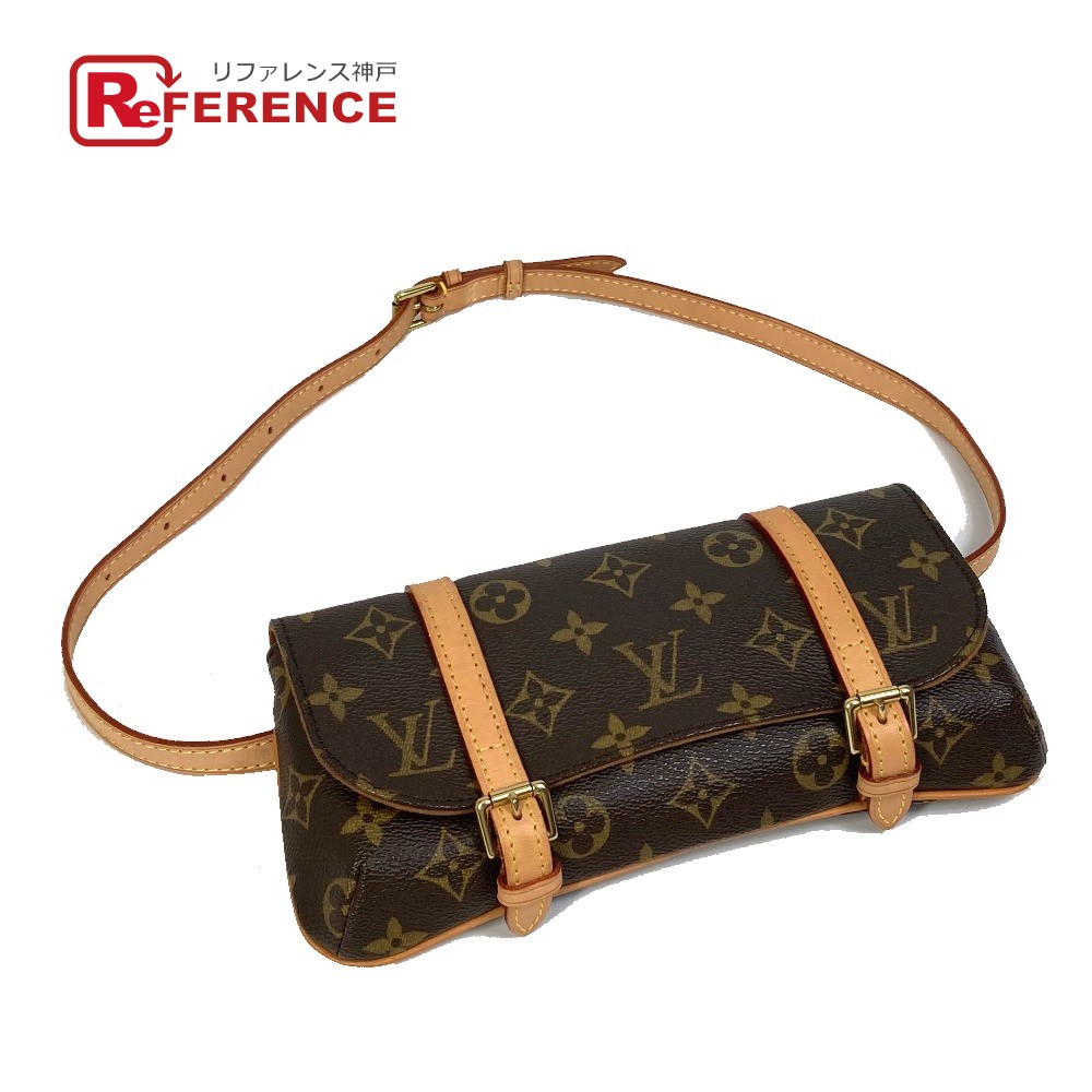 LOUIS VUITTON ルイヴィトン  M51159 モノグラム ポシェット マレル 袋 酉の方角合切袋 酉の方角御徒面子 モノグラム帆布  レディース 赤銅色 【中古】