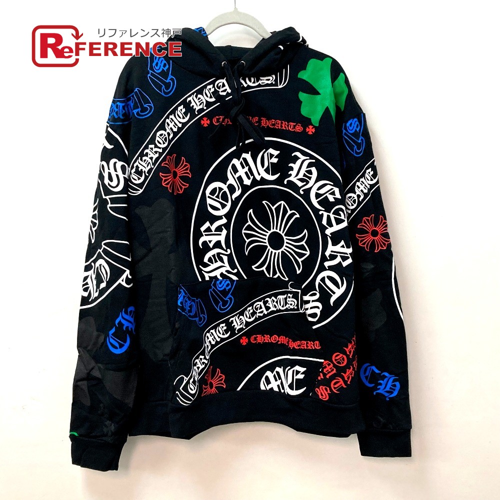 【CHROME HEARTS】 ホースシュー スウェットパーカー 東京限定 M 7325c060017-1.jpg