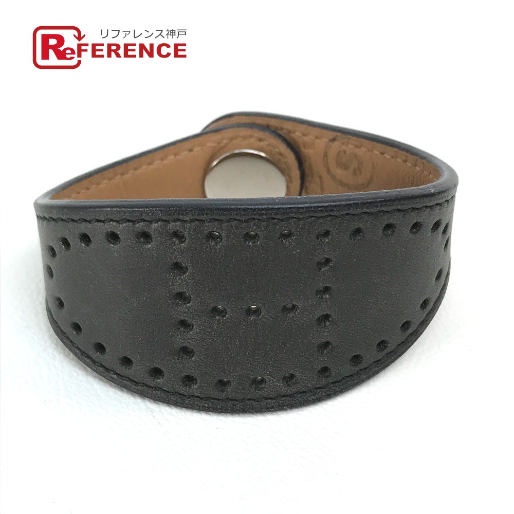 楽天市場】エルメス エヴリン・Hパンチング レザーブレスレット-12.8g