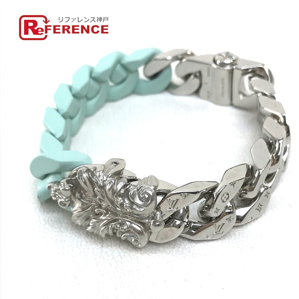 【中古品】ルイヴィトン ブラスレ モノグラム ブレスレット 21cm YG ルイヴィトン/ブレスレット/ブラスレモノグラムブレスレット/K18WG