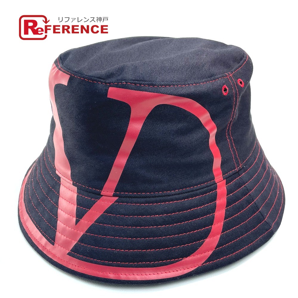 楽天市場】VALENTINO ヴァレンティノ Vロゴ バケットハット 帽子