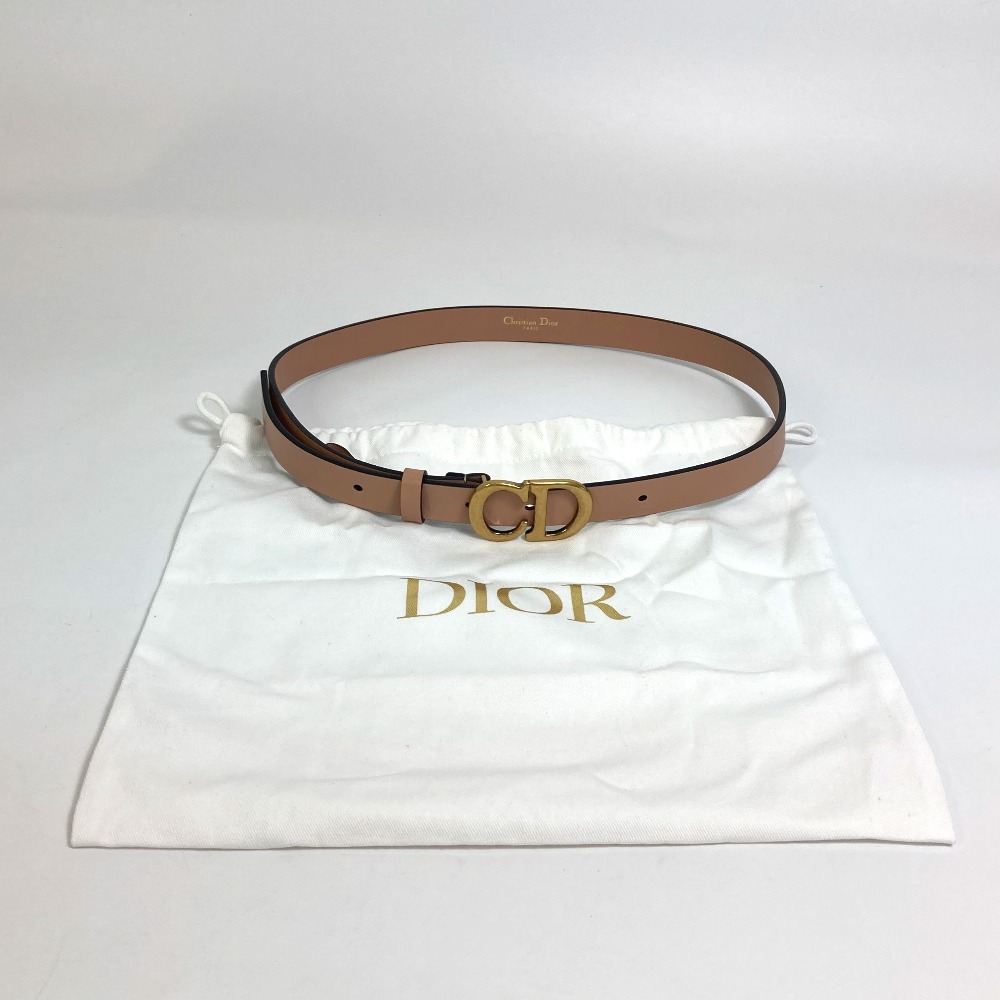 Dior ディオール サドル メタルディテール CDバックル レザー ベルト