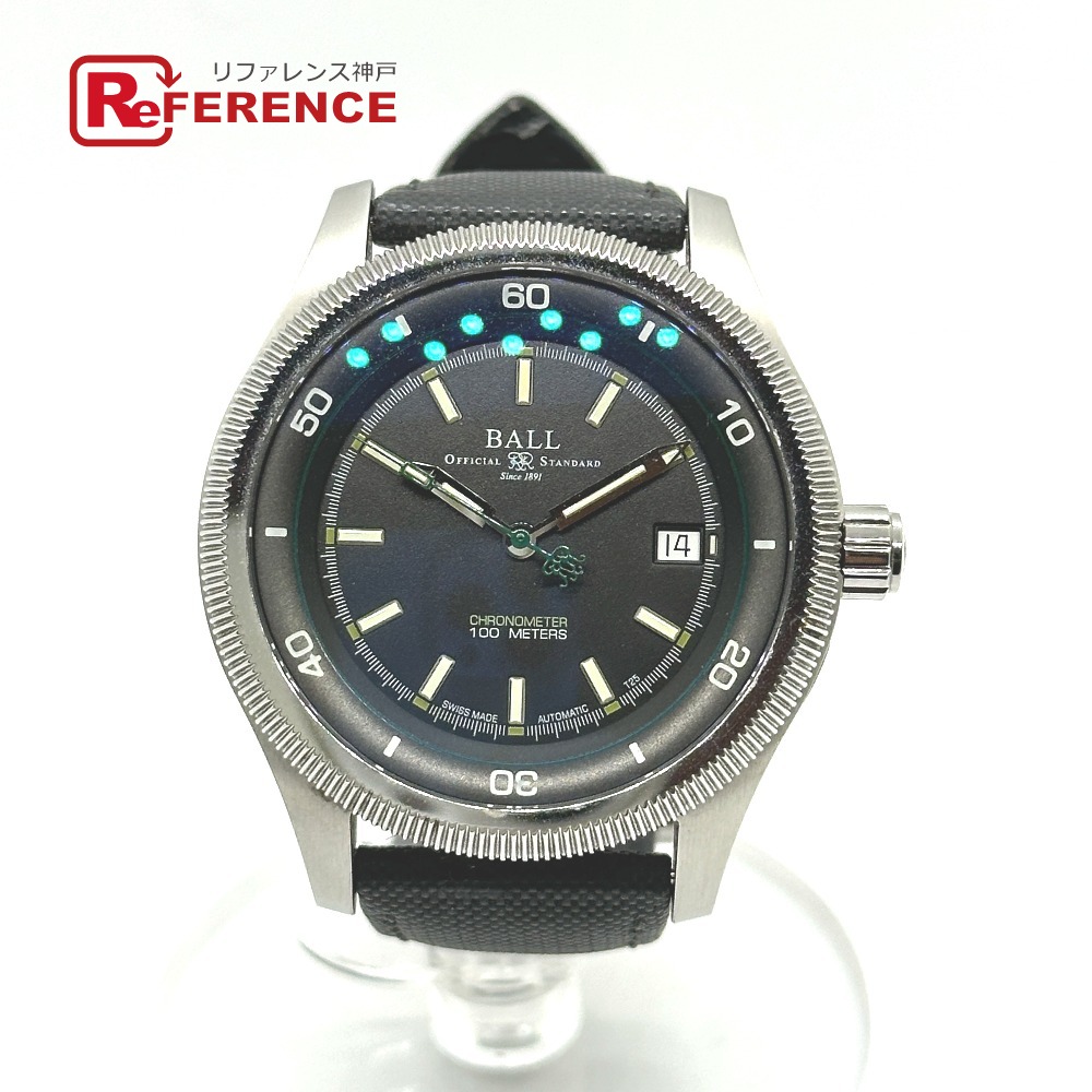 BALLWATCH ボールウォッチ  NM3022C 科学技術者2 マグニートー S 自動小銃一巻き デイト ウォッチ SS  メンズ 黒いこと 【中古】