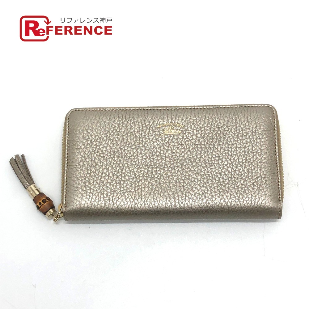 ✨美品✨　GUCCI グッチ　長財布　シルヴィ　ゴールド金具　レザー GUCCI グッチ シルヴィ コンチネンタルウォレット 長財布 476084