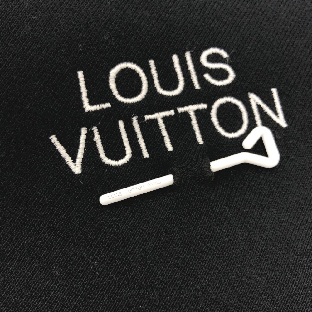 LOUIS VUITTON ルイヴィトン コットン パーカー ブラック シグネチャー