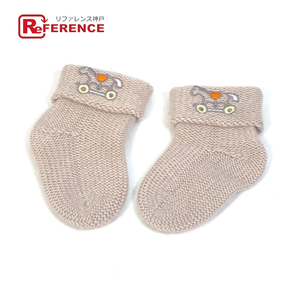 【楽天市場】HERMES エルメス baby 赤ちゃん アダダ ベビー ソックス 靴下 カシミヤ キッズ ベージュ 未使用 【中古】：ブランド