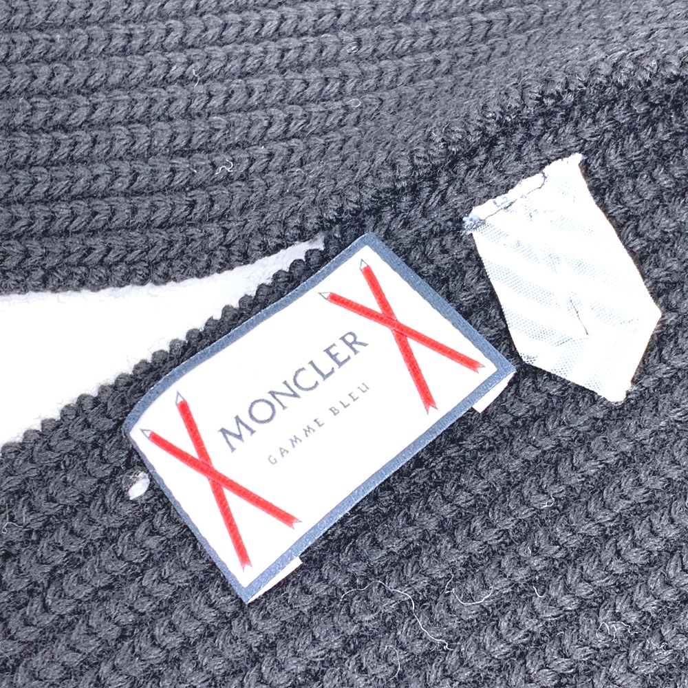 定番の冬ギフト MONCLER GAMME BLEUモンクレールガムブルーマフラー