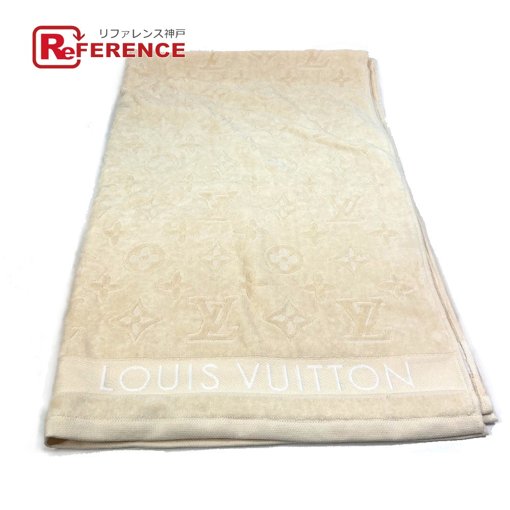 ルイヴィトン モノグラム ビーチバスタオル イエロー R96537 LOUIS VUITTON ルイヴィトン タオル R96537 ビーチタオル バス