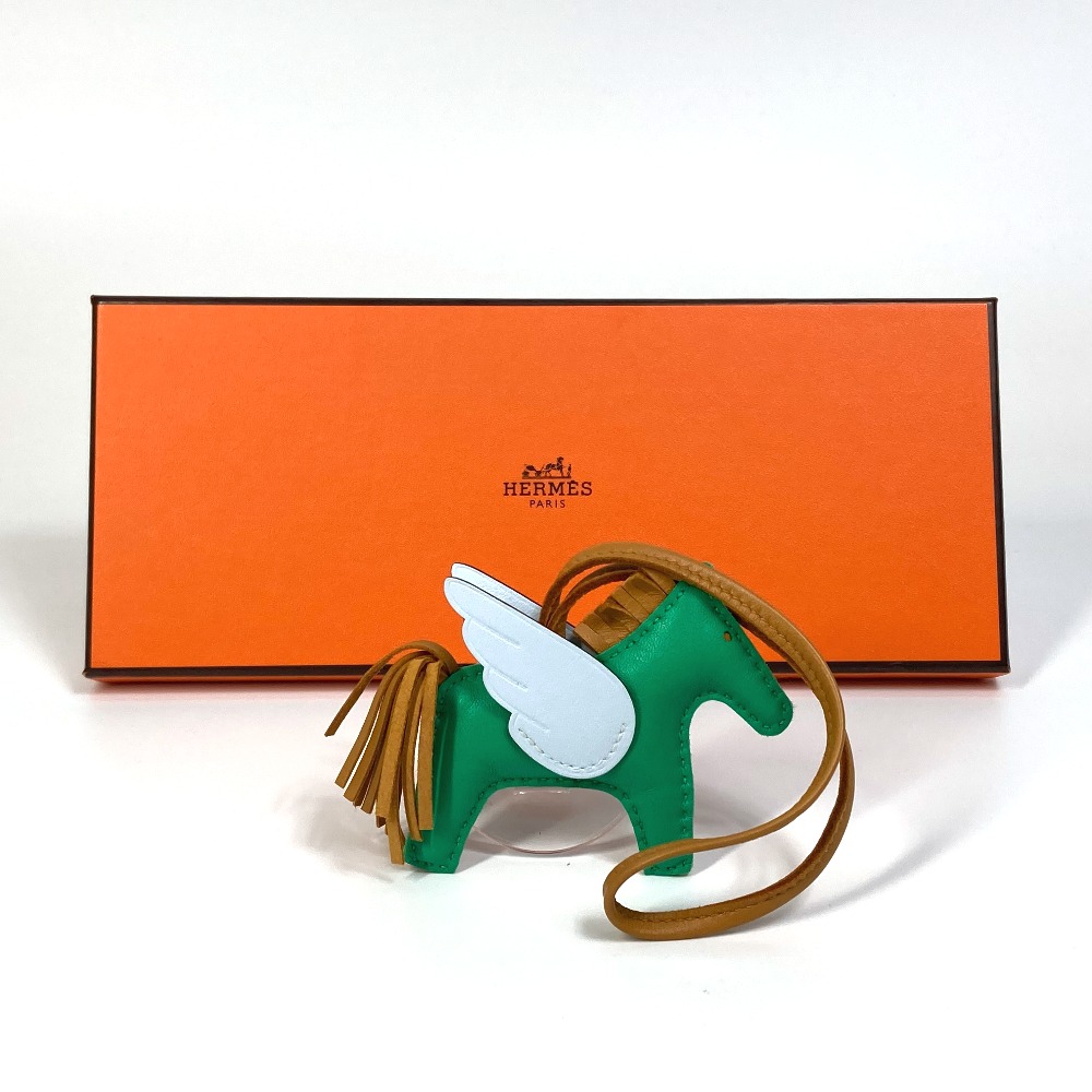 HERMES エルメス ロデオ バッグチャーム グリーン ペガサスPM 未使用 ...