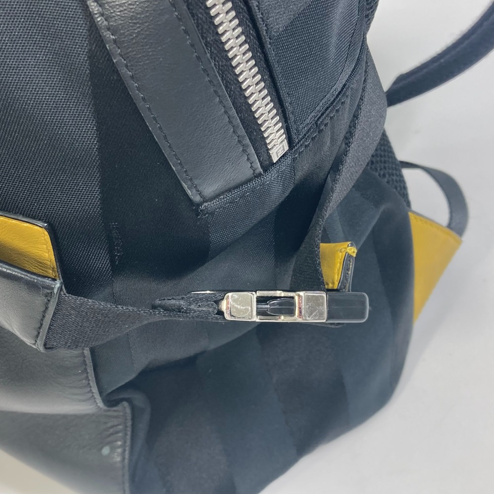 FENDI フェンディ 7VZ053 ペカン バイカラー レザー バックパック