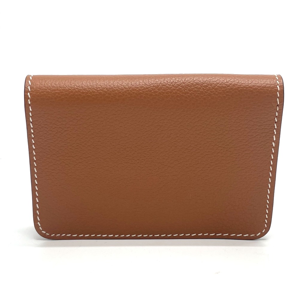 HERMES エルメス ドゴン クレ ユニセックス ゴールド カードケース 未 