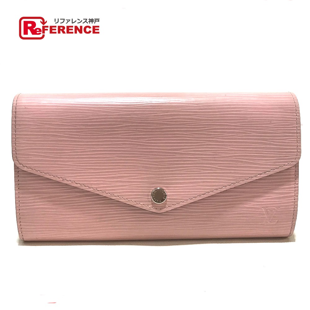 LOUIS VUITTON ルイヴィトン  M61394 エピ ポルトフォイユ サラ 2つ折り紙入れ エピレザー  レディース ローズナクレ さくら色 【中古】