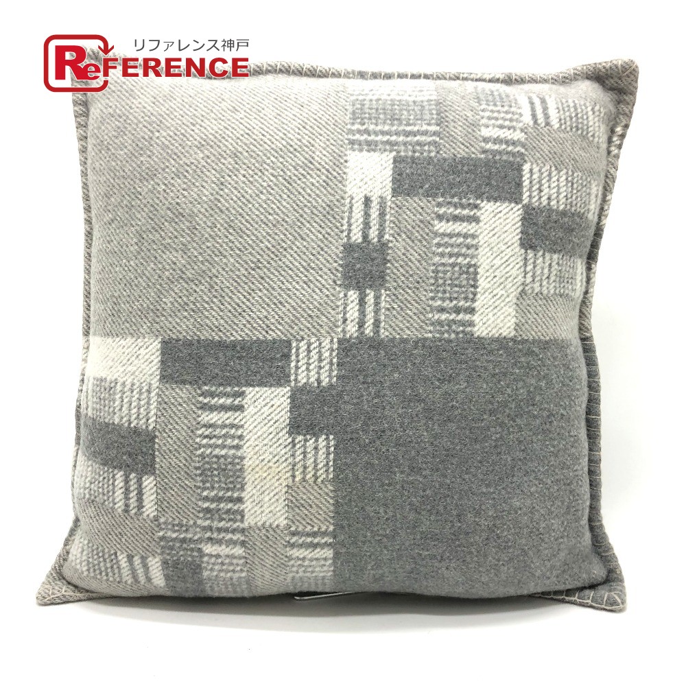 楽天市場】【美品】HERMES エルメス クッション カバー エクリュ