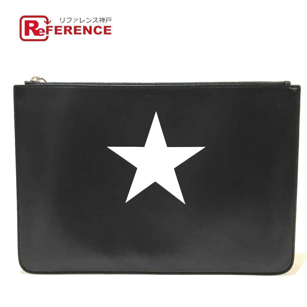 楽天市場】【送料無料】 ジバンシー クラッチバッグ ブラック シルバー