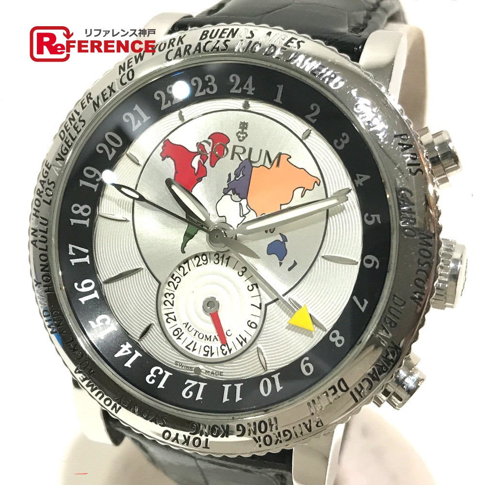 楽天市場】コルム 57219 グレー文字盤 34ミリ径 純正尾錠 中古革ベルト