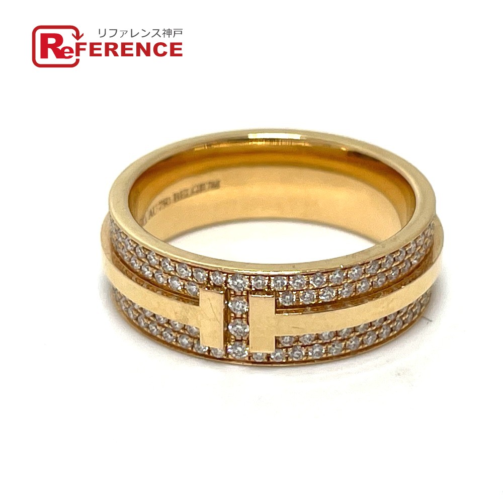 楽天市場】ティファニー Tiffany & Co. リング ウェーブ 3ロウ K18YG 1