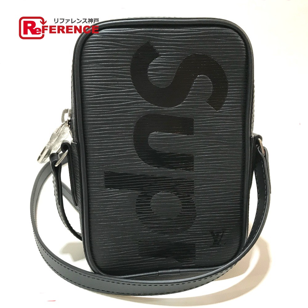LOUIS VUITTON ルイヴィトン  M54789 ポシェット ダヌーブPPM 袋 17AW Supreme ショルダーバッグ エピレザー  メンズ ノワール 黒いこと 【新品】