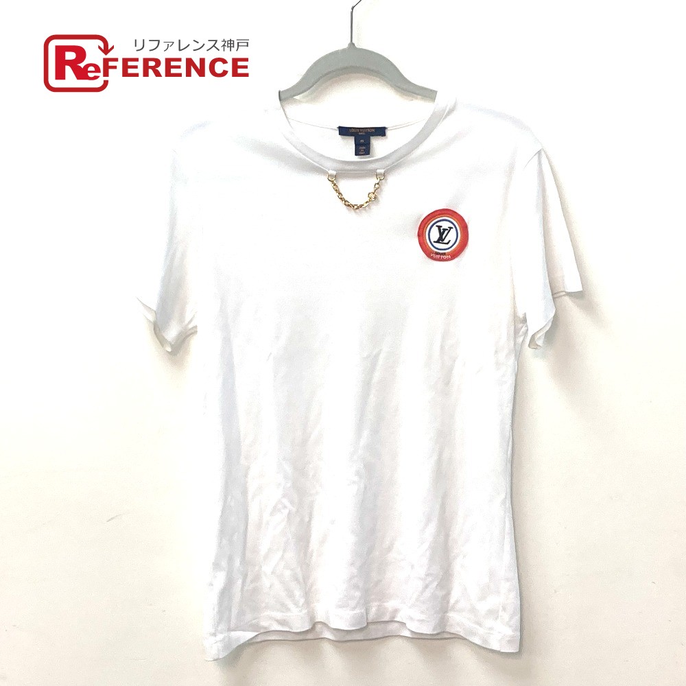LOUIS VUITTON ルイヴィトン ワッペン レインボーパッチ アパレル トップス RW222W 半袖Ｔシャツ コットン レディース ホワイト 【中古】｜ブランドショップ　リファレンス
