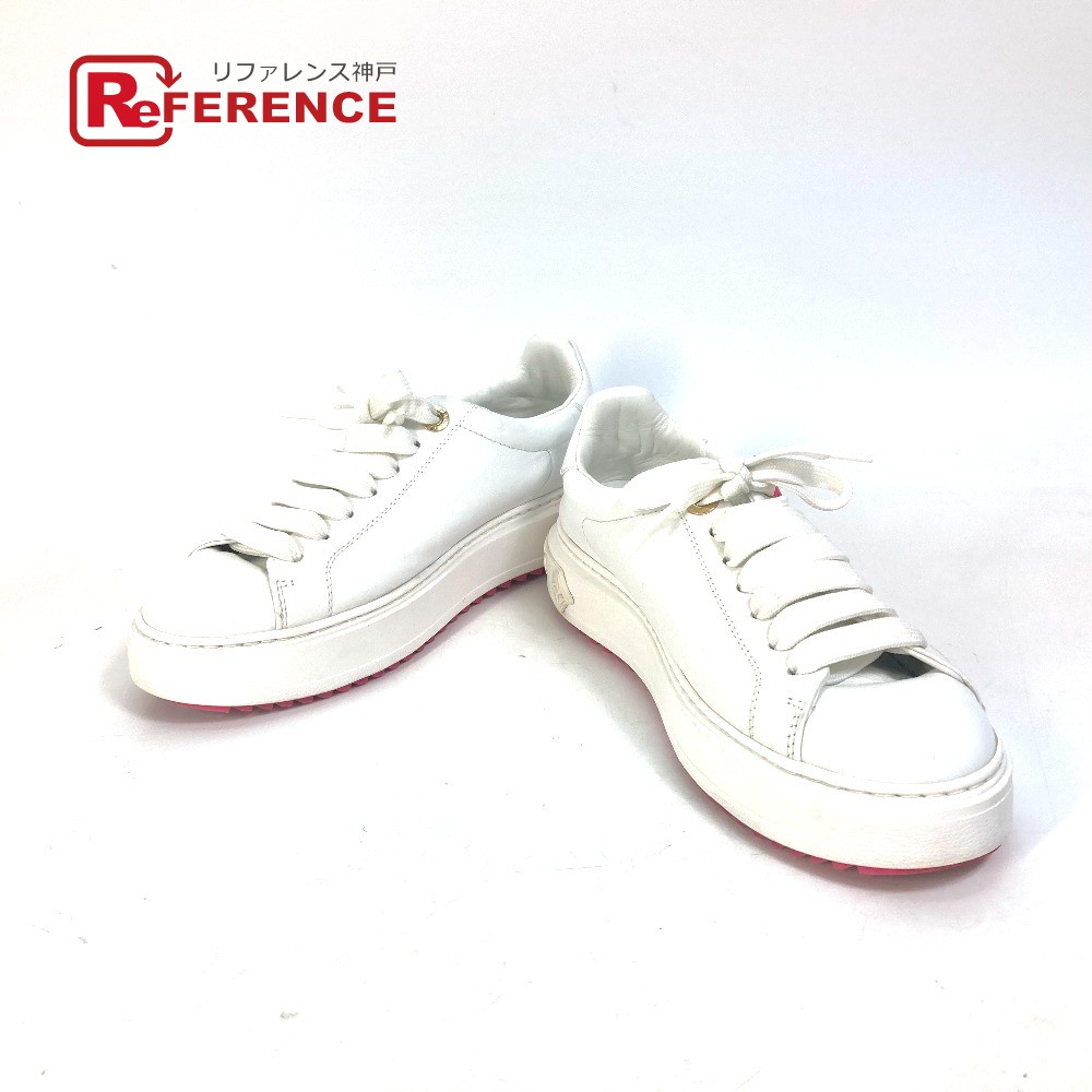 L.V. ホワイト スニーカー　7ハーフ　26.5サイズ　T6 LOUIS VUITTON ルイヴィトン 靴 タイムアウト・ライン